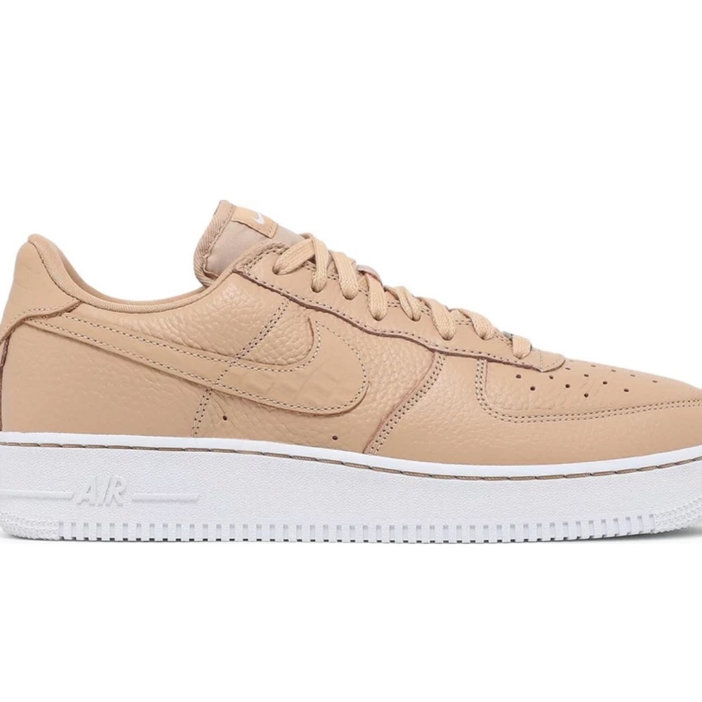 Nike womens Air Force 1’s tan color leather size 7